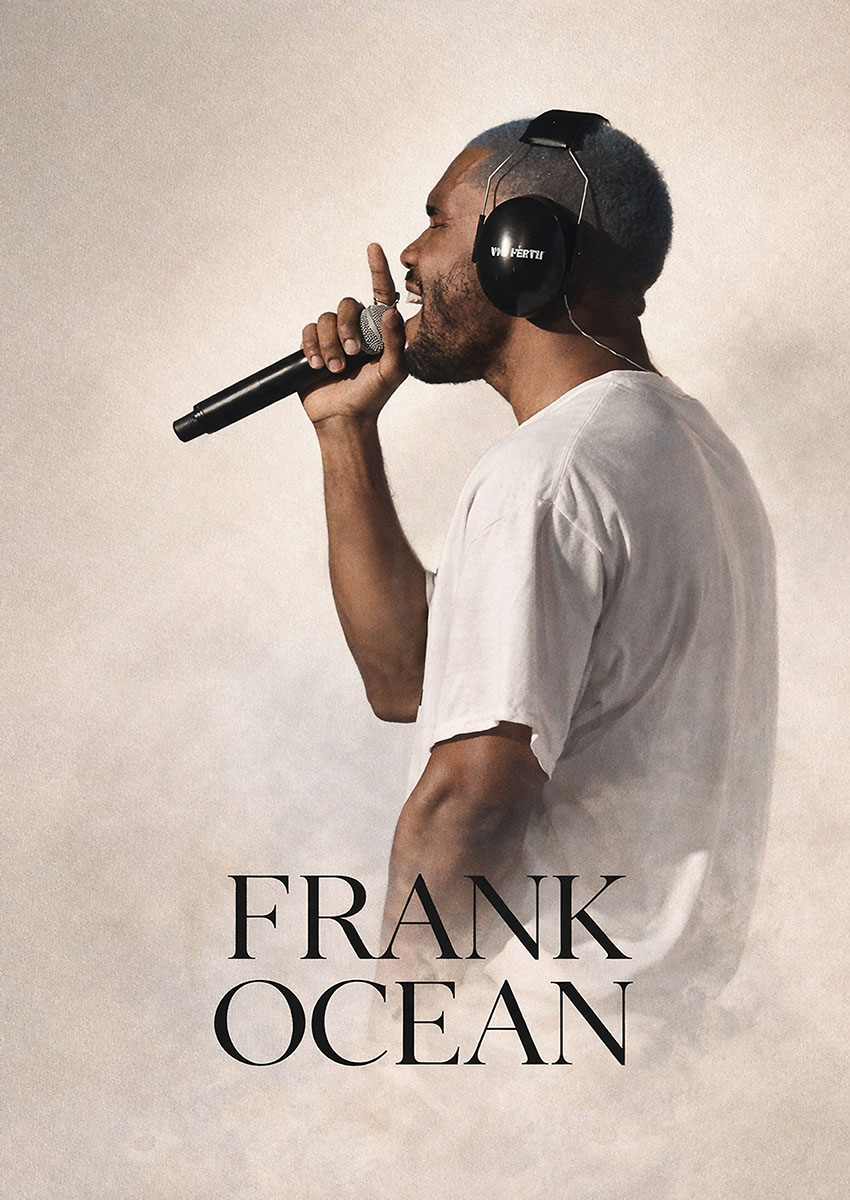 Frank Ocean Style Music Portrait Canvas Print & Poster Wall Art - AI PRINT LAB